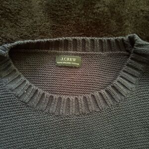J. Crew Men's Dark Blue Crewneck Sweater